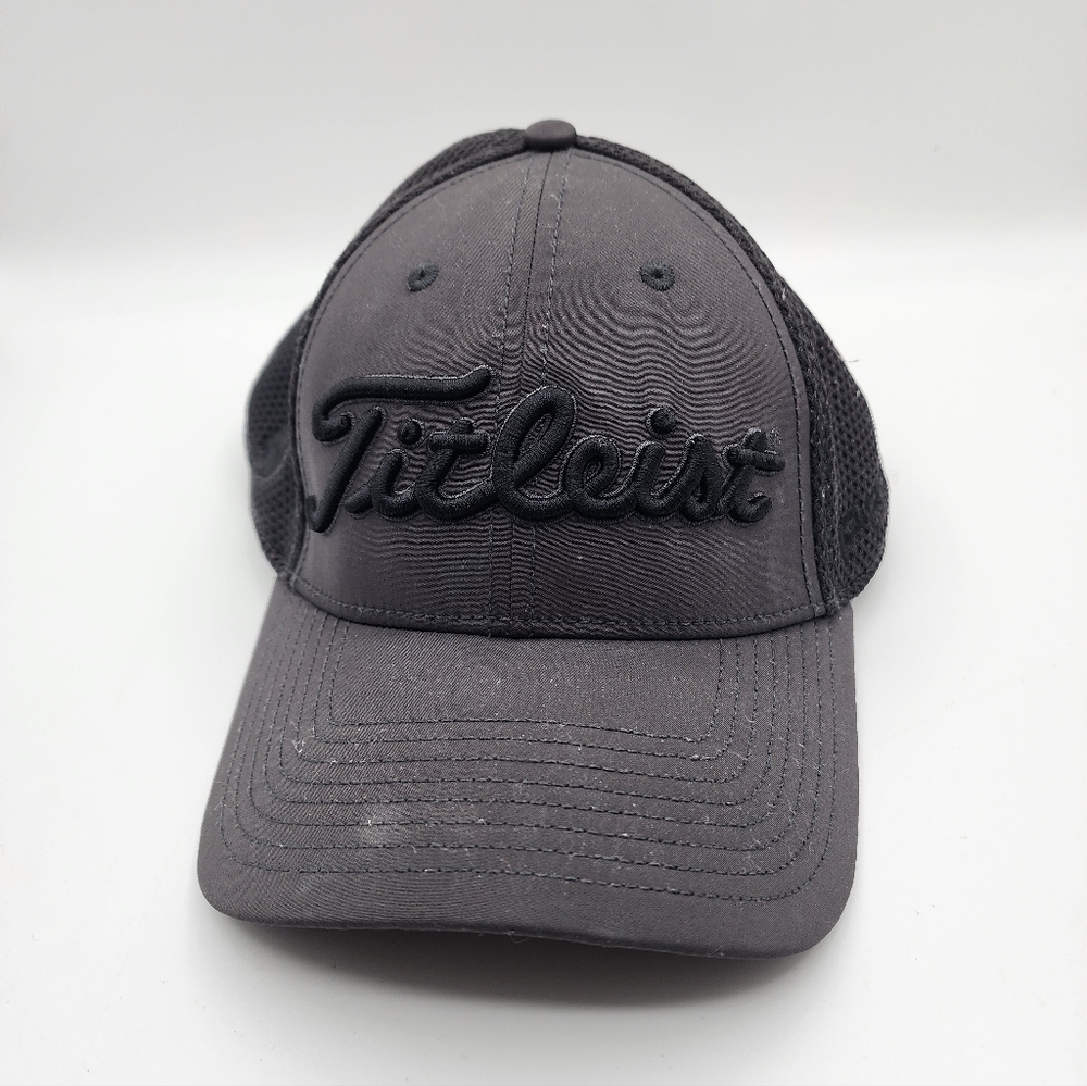 Titleist FootJoy PRO V1 Hat Cap Fitted L/XL Black Gray Golf